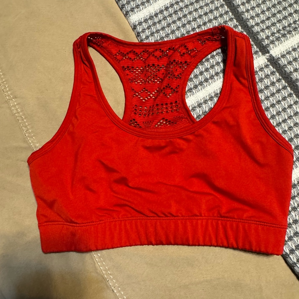 Zyia Women's Red Bomber Racerback Bralette